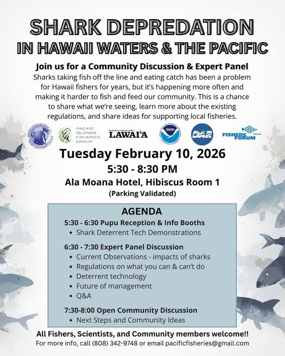 Shark Depredation Public Forum - Honolulu
